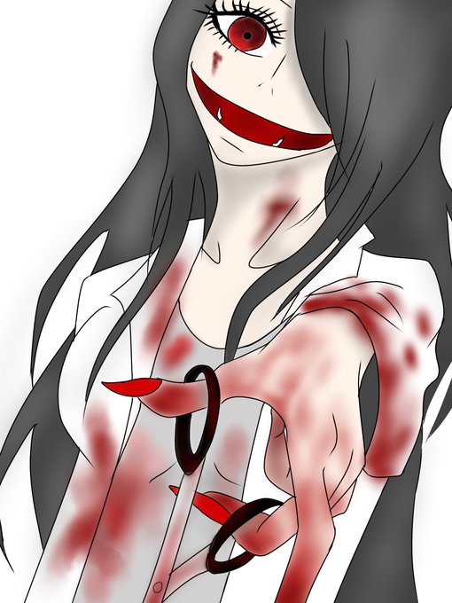 口裂け女のtwitterイラスト検索結果