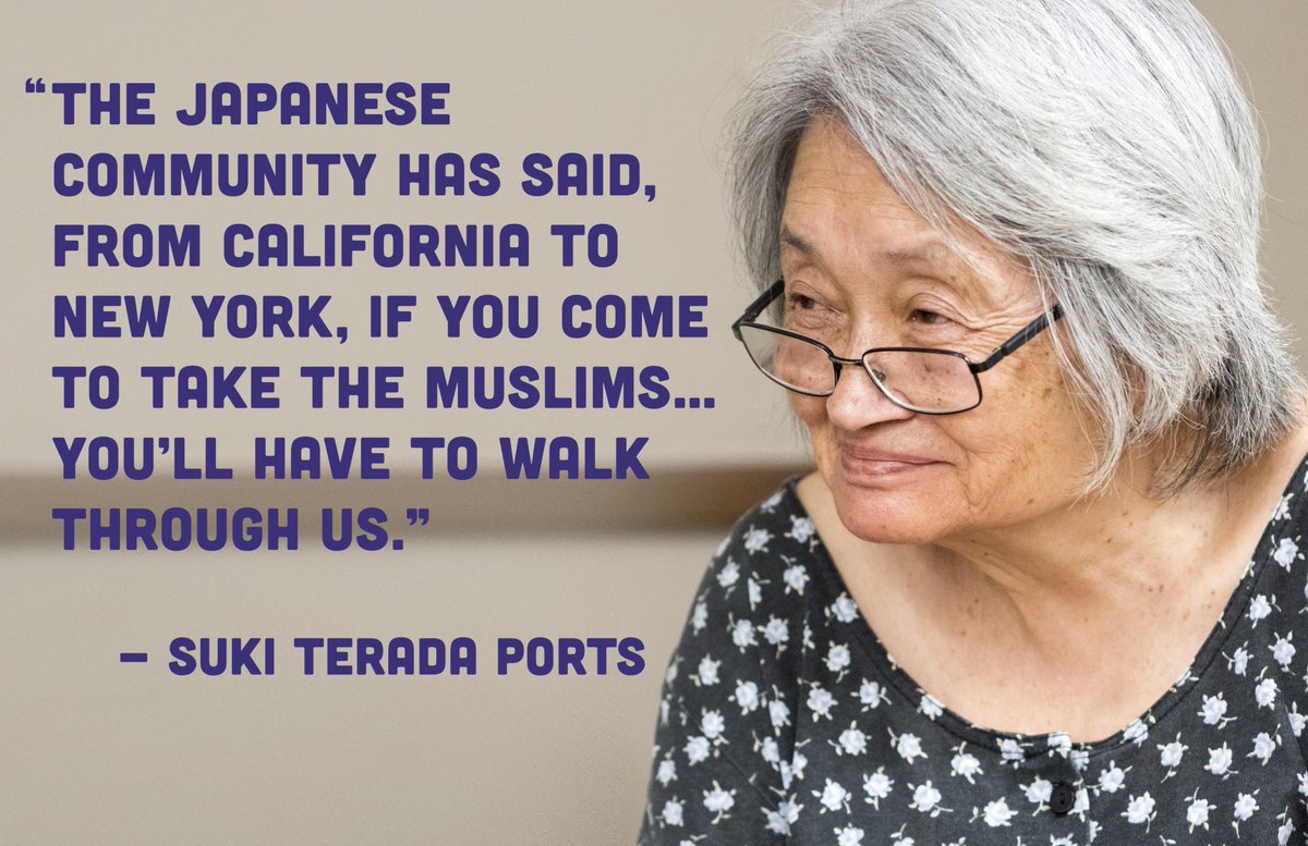 WorkingFamilies's tweet photo. After US began Japanese concentration camps Suki Terada Ports' parents never spoke Japanese. #NoMuslimBanEver Town Hall 📷 @rafaelshimunov https://t.co/VmMwxFdGO7