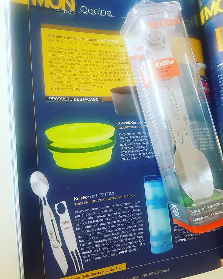 powermark4's tweet photo. Knisfor, nuestros cubiertos 3en1, uno de los 216 productos seleccionados en la IX Edición de los Premios Desnivel 2017 @desnivelados https://t.co/m274meQUyp