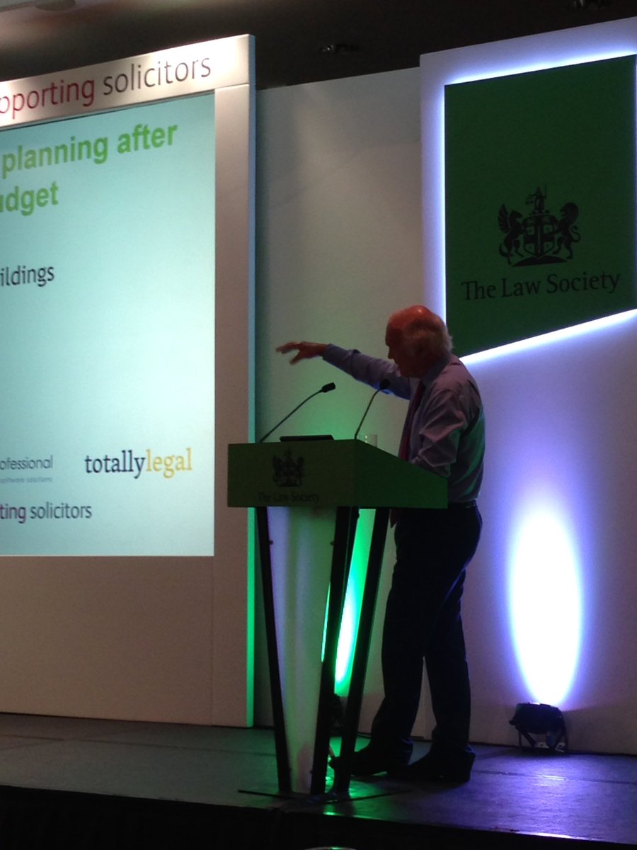 Excellent #tax planning update from Chris Whitehouse <a href="/5sblaw/">5 Stone Buildings</a>  #pcsconf2017