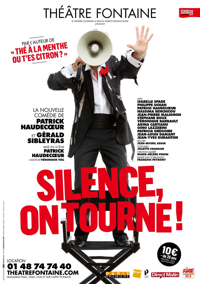 TheatresFR's tweet photo. PROMO _25% jusqu'au 15/07 pour "@SilenceTourne  au @thtreFontaine https://t.co/IJakr8GOfb https://t.co/XZPD28MCWh