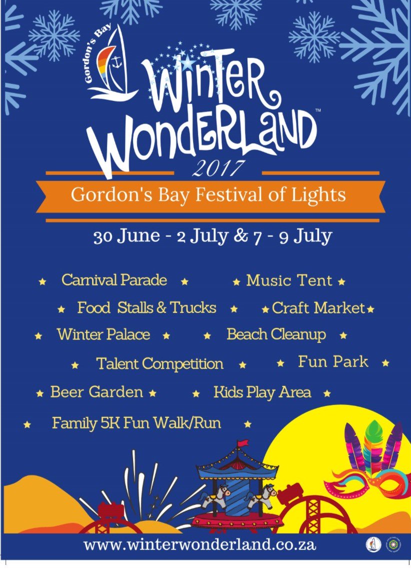PATCHChildAbuse's tweet image. Don't miss out on the Winter Wonderland Festival in Gordons Bay.The opening parade starts at 6h00 p.m. and lots of activities for the family