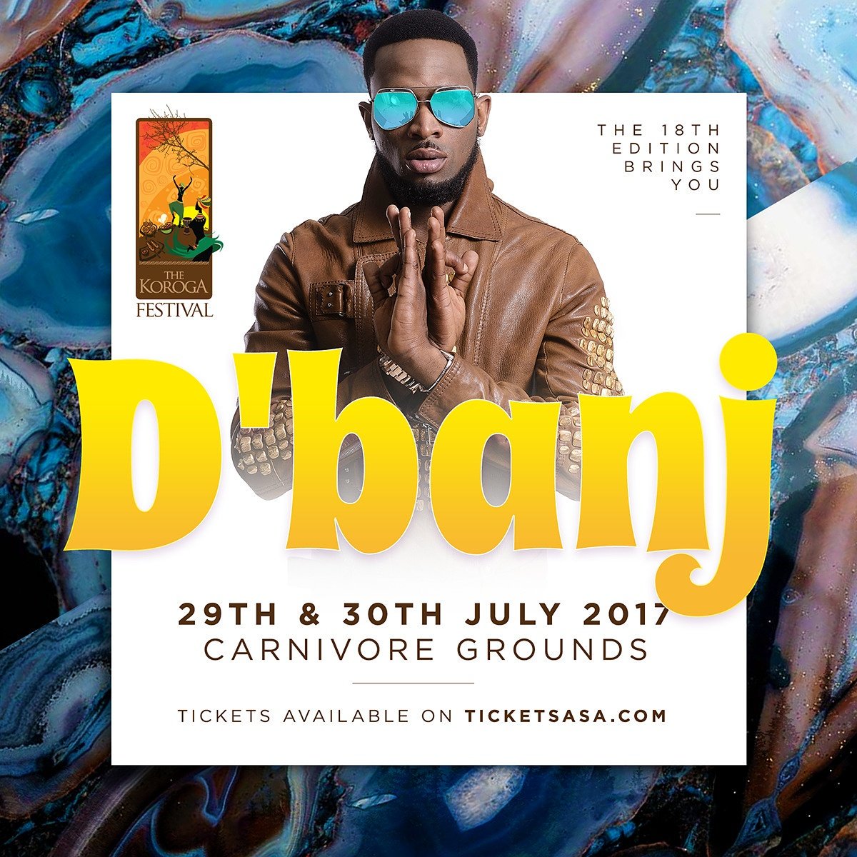 KorogaFestival's tweet photo. IT'S OFFICIAL! @iamdbanj D KOKOMASTER will headline the 18th edition of the #KorogaFestival on Sat 29th & Sun 30th July at @CarnivoreKe! https://t.co/LLOSOzPiRw