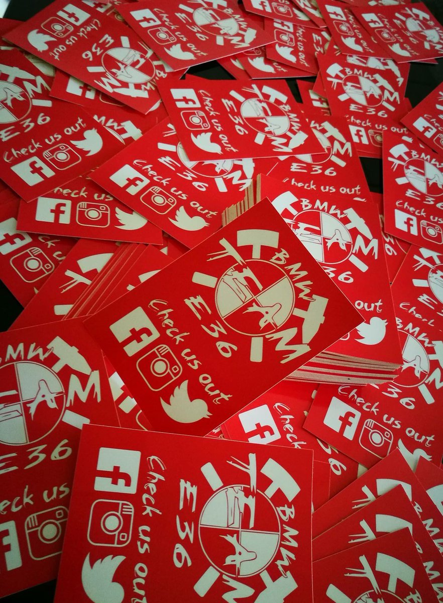 TeamE36's tweet photo. New outdoor Stickers to get! 🔥
Follow us, share this Tweet and send addres via PN! 👍🏻
#E36 #TE36 #stickers https://t.co/1X9f0af2hQ