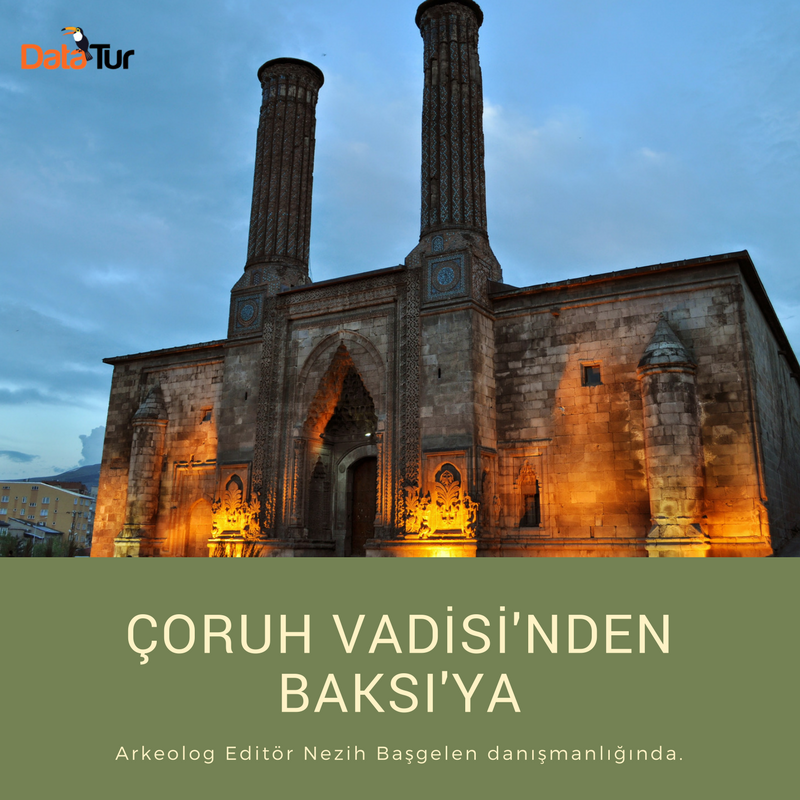 Çoruh Vadisi'nden Baksı'ya... #erzurum #çiftminarelimedrese