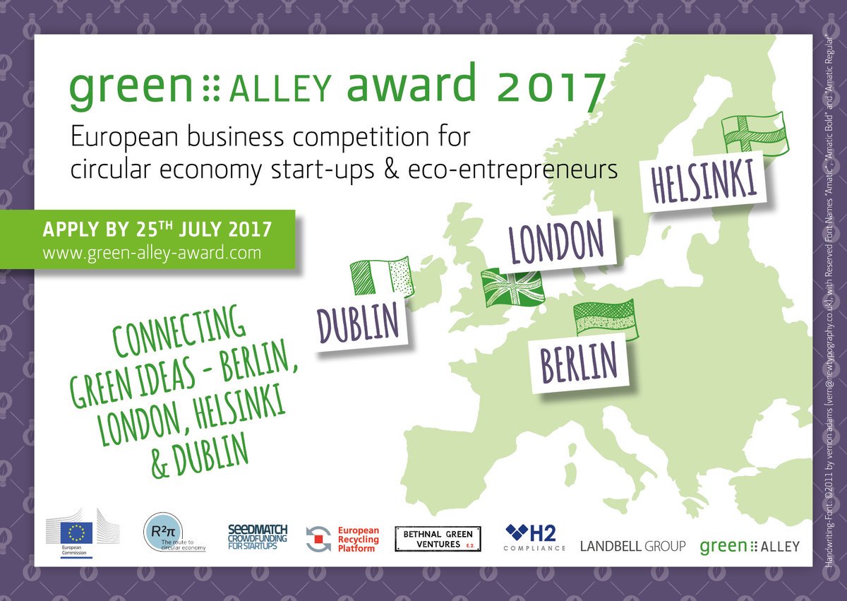 Irish Tech News (@irish_technews) on Twitter photo The #GreenAlleyAward 2017 Start Up Competition is now open for entries. Apply Here Now goo.gl/AAaAdv <a href="/GreenAlleyAward/">Green Alley Award</a> The #GreenAlleyAward 2017 Start Up Competition is now open for entries. Apply Here Now goo.gl/AAaAdv <a href="/GreenAlleyAward/">Green Alley Award</a>