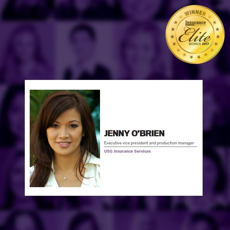 InsuranceBizUS's tweet photo. Congratulations to Jenny O'Brien of @USGInsurance who has made the IB Elite Women 2017.
https://t.co/V39ii5QY6A
#IBEliteWomen https://t.co/jyLZzcy3s2