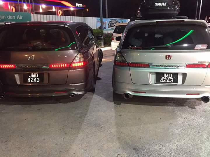 My_CrimeWatch's tweet photo. Seorg lelaki terkejut temui sebuah kereta yg sama no pendaftaran dengannya di R&amp;R Semanggol. Kereta warna coklat dipercayai kereta klon. https://t.co/rWig1ariII