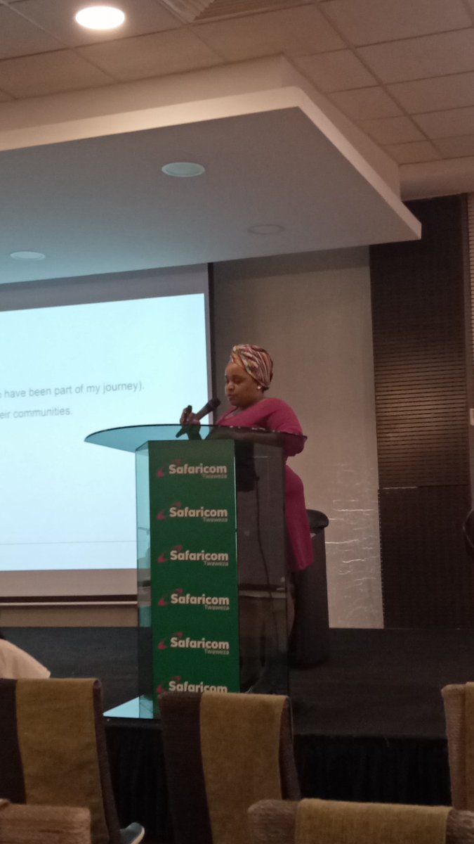 valentinerutto's tweet photo. @evangelinechao giving the KEYNOTE: Talking about the her impact story as a women in technology. #awitkenya #womentechmakers https://t.co/yBvimR5P4m