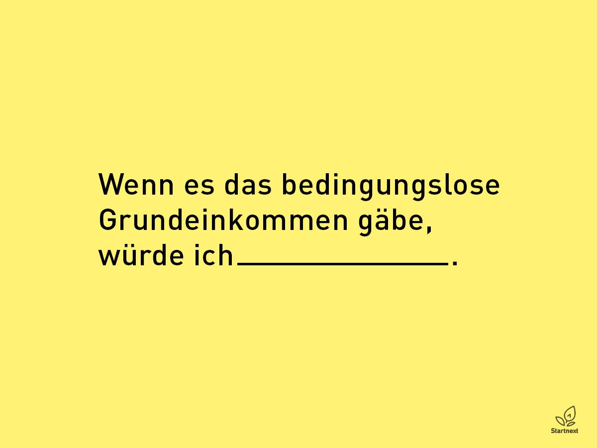 Was würdet ihr machen, wenn es ein bedingungsloses Grundeinkommen gäbe? :)
#bge #grundeinkommen
