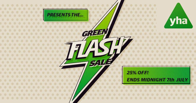 Flash Sale now on! You've got until midnight on 7 July to get 25% off selected hostels  - including summer holidays! fal.cn/t8Wy