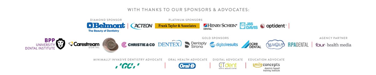 LondonDentShow's tweet photo. We would like to say a big thank you to all of our sponsors at #StarsofDentistry17. https://t.co/dE8LZEeG6d