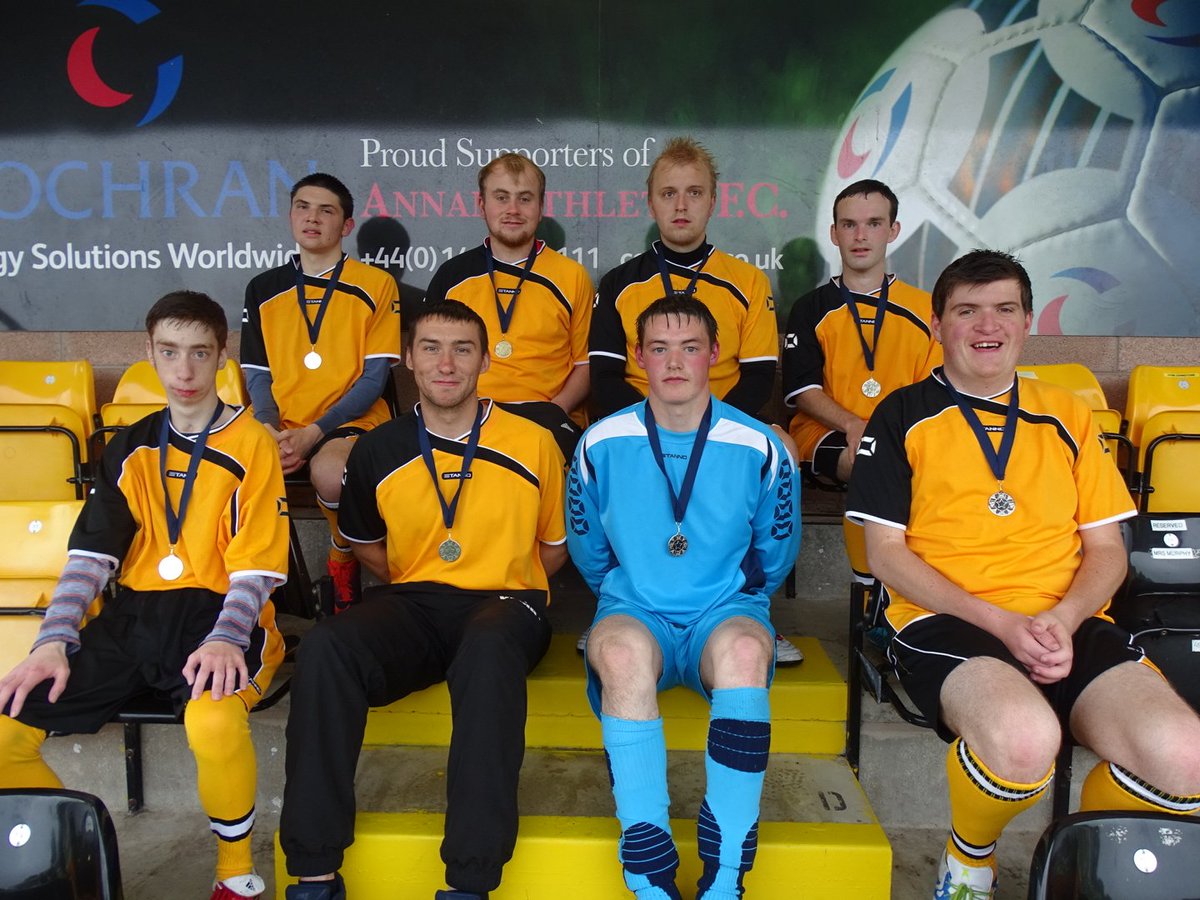 AnnanAthleticFC's tweet photo. The disability team ended their season with a runners-up medal in League 1. Great reward for them and coach George Morrison @ScottishFA_dis https://t.co/q5h6SauU4r