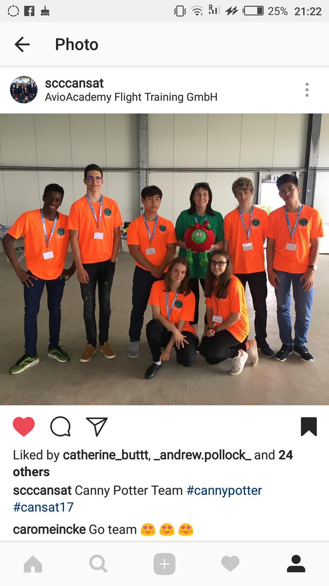 SCC_Cansat's tweet photo. @Paxi_ESAKids Canny potter's new member also representing the Irish colour green!! https://t.co/plHMvpoJCj