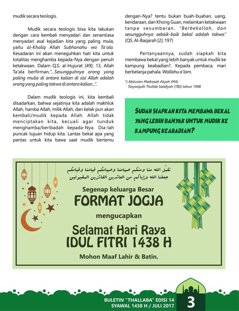 Selamat membaca ukhti.. 
Thanks to <a href="/FormatJogja/">FORMAT JOGJA</a> untuk karyanya 😊
Barokallah..