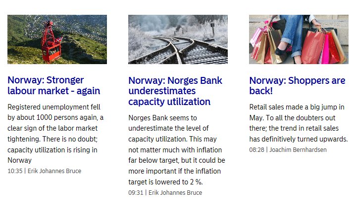Hvis du var i tvil. Det går bedre - sjekk vår hjemmeside nexus.nordea.com/#/research