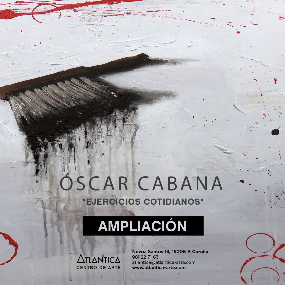 atlanticarte's tweet photo. Debido al gran éxito, podréis seguir disfrutando de "Ejercicios Cotidianos" de @oscarcabana , en Atlántica Centro de Arte. 👏 
¡Os esperamos! https://t.co/ttlYsCZfwk