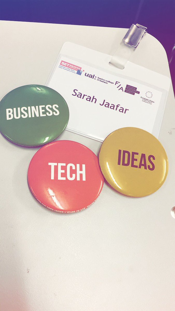 sarahjaaf4r's tweet image. Super excited! #fashathon #setsquared #UAL #Lcf @LCFLondon @UAL @setsquared