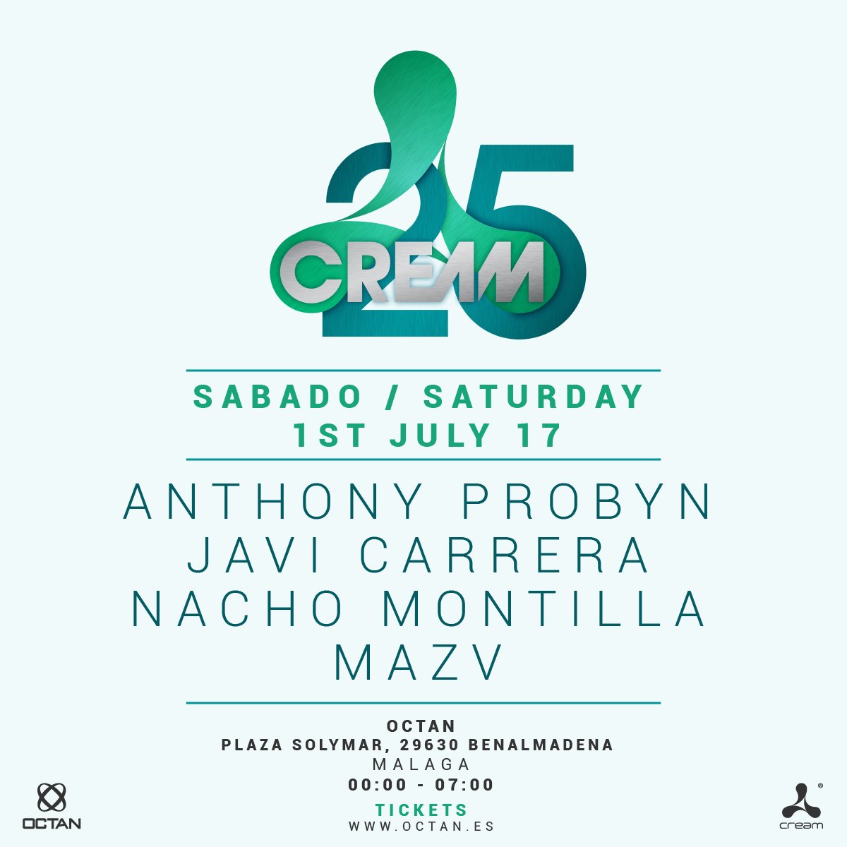 entradasclick's tweet photo. ¡Mañana es el día!
Inauguración de #Octan ¿Aún no te has apuntado en lista de invitados?
Apúntate: https://t.co/Xo7inLgG0g
info: 633 100 963 https://t.co/4qFCD4aezA