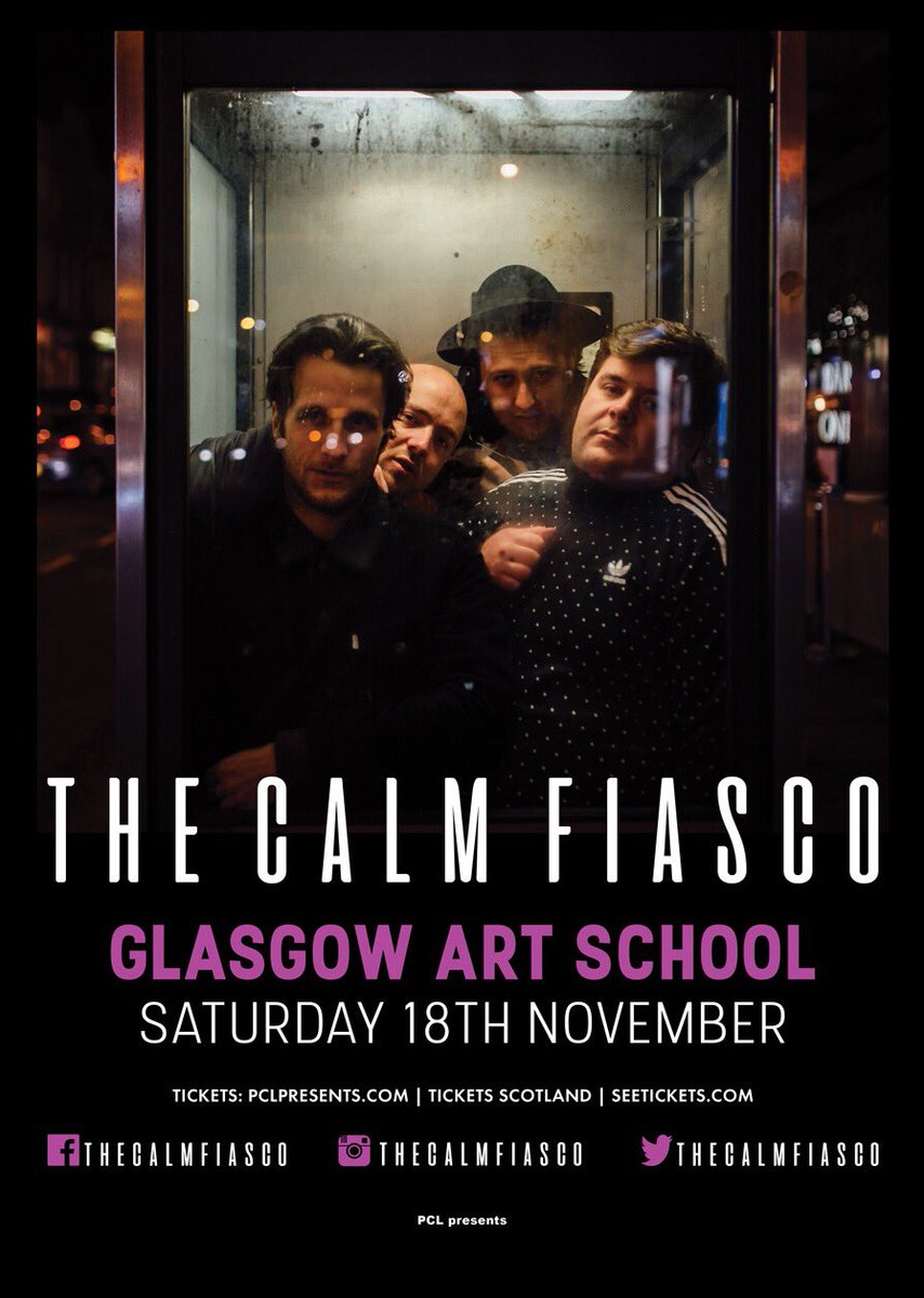 GLASGOW ART SCHOOL

TIX ON SALE NOW🎟 goo.gl/RMSZZB