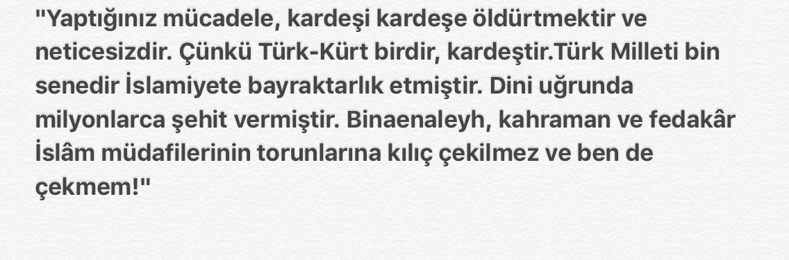 hsncnrk's tweet photo. Şeyh Said, Said Nursî'ye bir mektup yazarak harekete katılmasını istemiş.Said Nursî'nin cevabı şöyle olmuş: https://t.co/RTBNbFWXsK