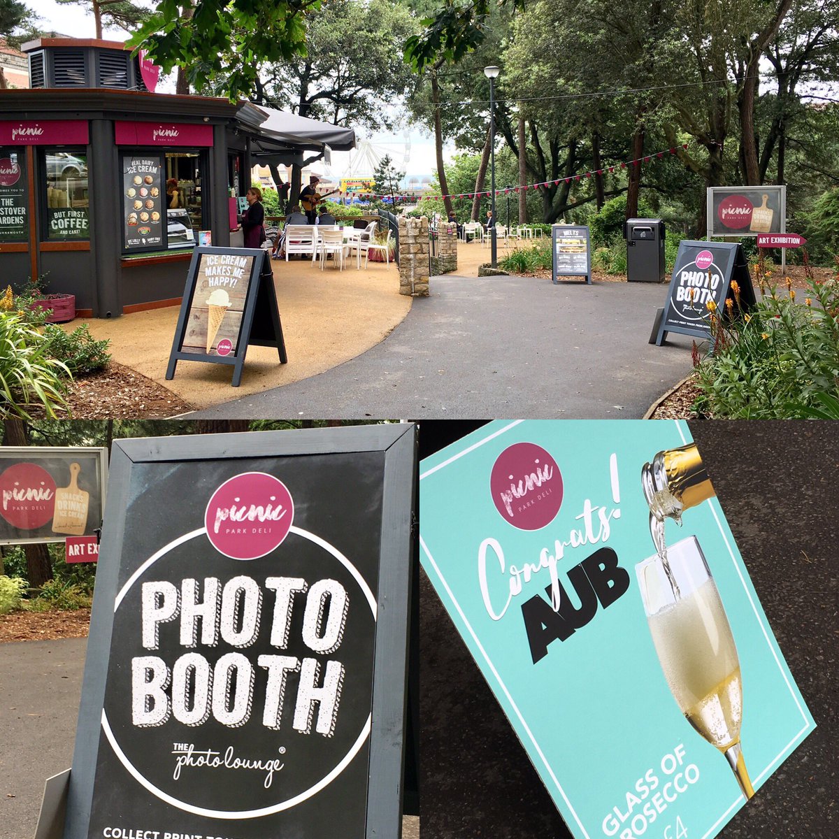 picnicparkdeli's tweet photo. #GradChillOut on NOW celebrating @inspiredAUB @AUBSU #Graduation in #WestoverGardens @bmthparks @makeitbmth #AUBGraduation #FreePhotoBooth https://t.co/8CctNUl5kj