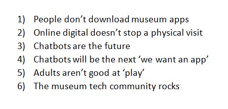 thatmuseumguy's tweet image. Great time at the @MuseumsAssoc #MATech2017 event yesterday. Things to remember include, but are not limited to: