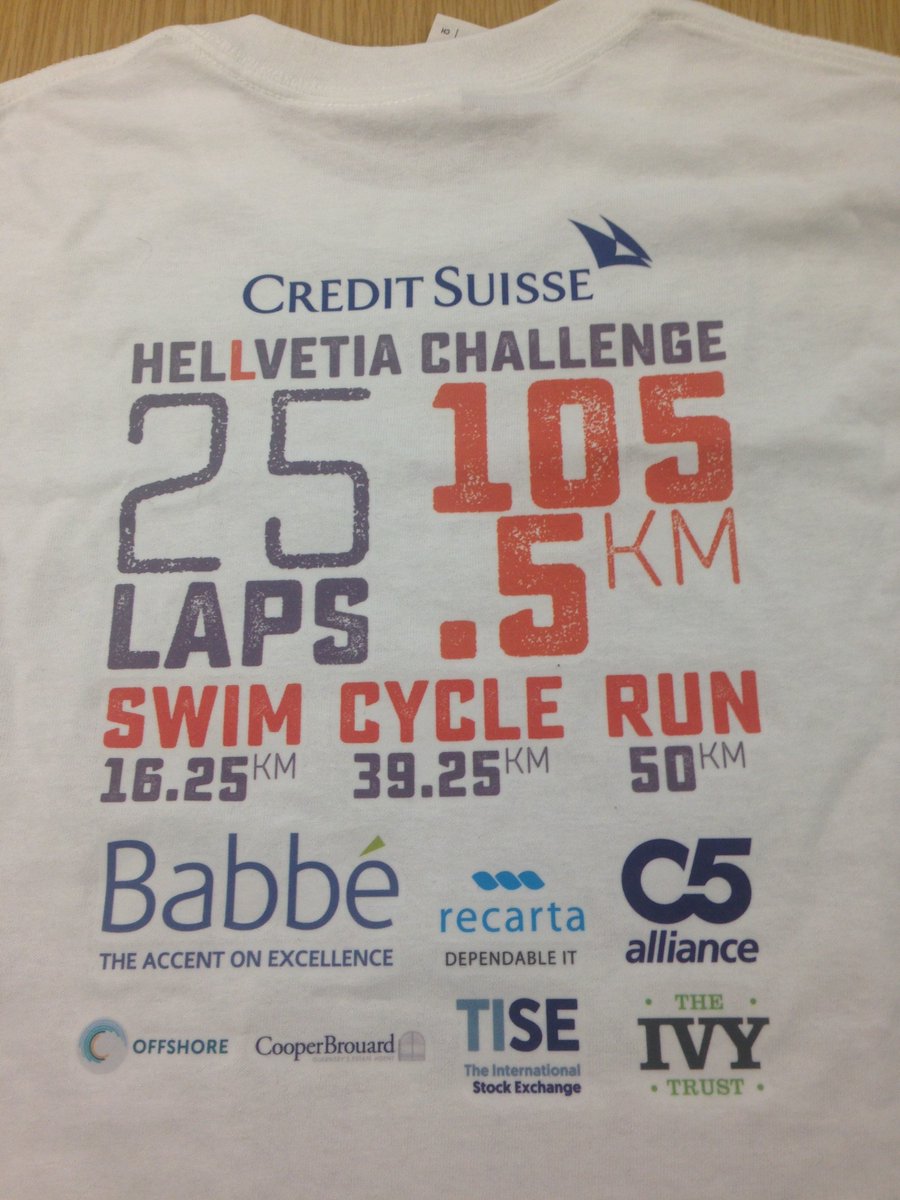 The Hel(l)vetia Challenge is well underway. Well done to 2 of our guys who are 2 laps down, only 3 more to go! islandfm.com/credit-suisse-…