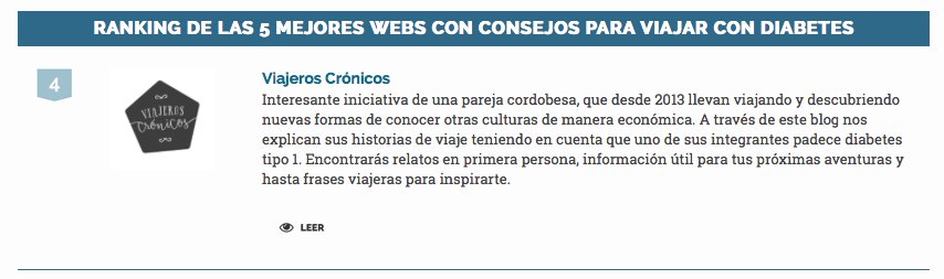 diabeweb's tweet photo. Puesto 4 #RankingDW👉🏼 @ViajCronicos: descubre sus historias de #viaje por el mundo en bicicleta con #dt1 🚲 🌍
+Info: https://t.co/TaGLmADuP3 https://t.co/OwJsNFiSDr