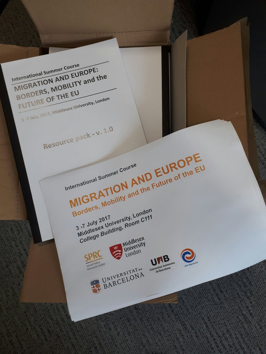 adangeloUK's tweet photo. Getting ready for our #Migration & #Europe Summer Course. #MdxMigration https://t.co/XjFly2XAvY https://t.co/ul8gd77Av9