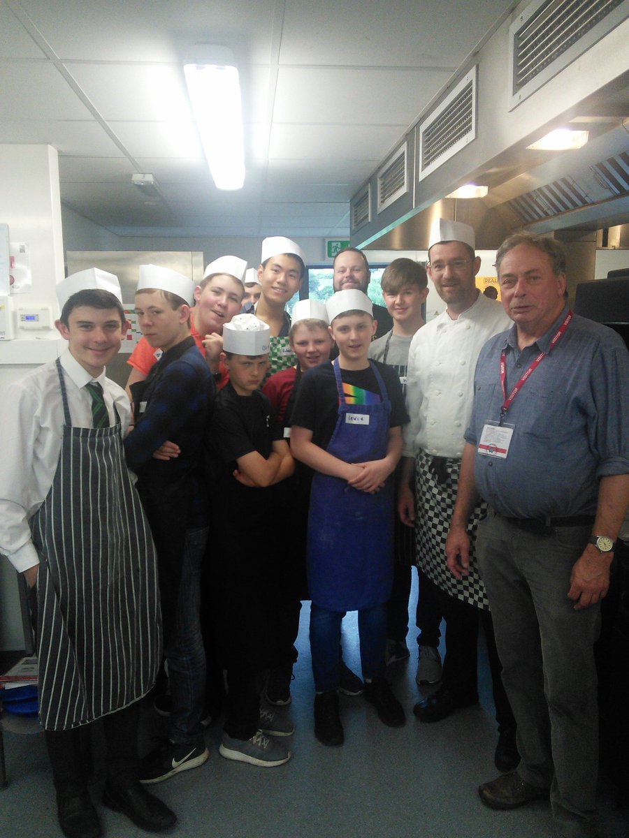 DHSBGetAhead's tweet photo. Masterchefs and Mr Hardy found a frog in his coffee! #dhsbcew https://t.co/hTBus4bLgT