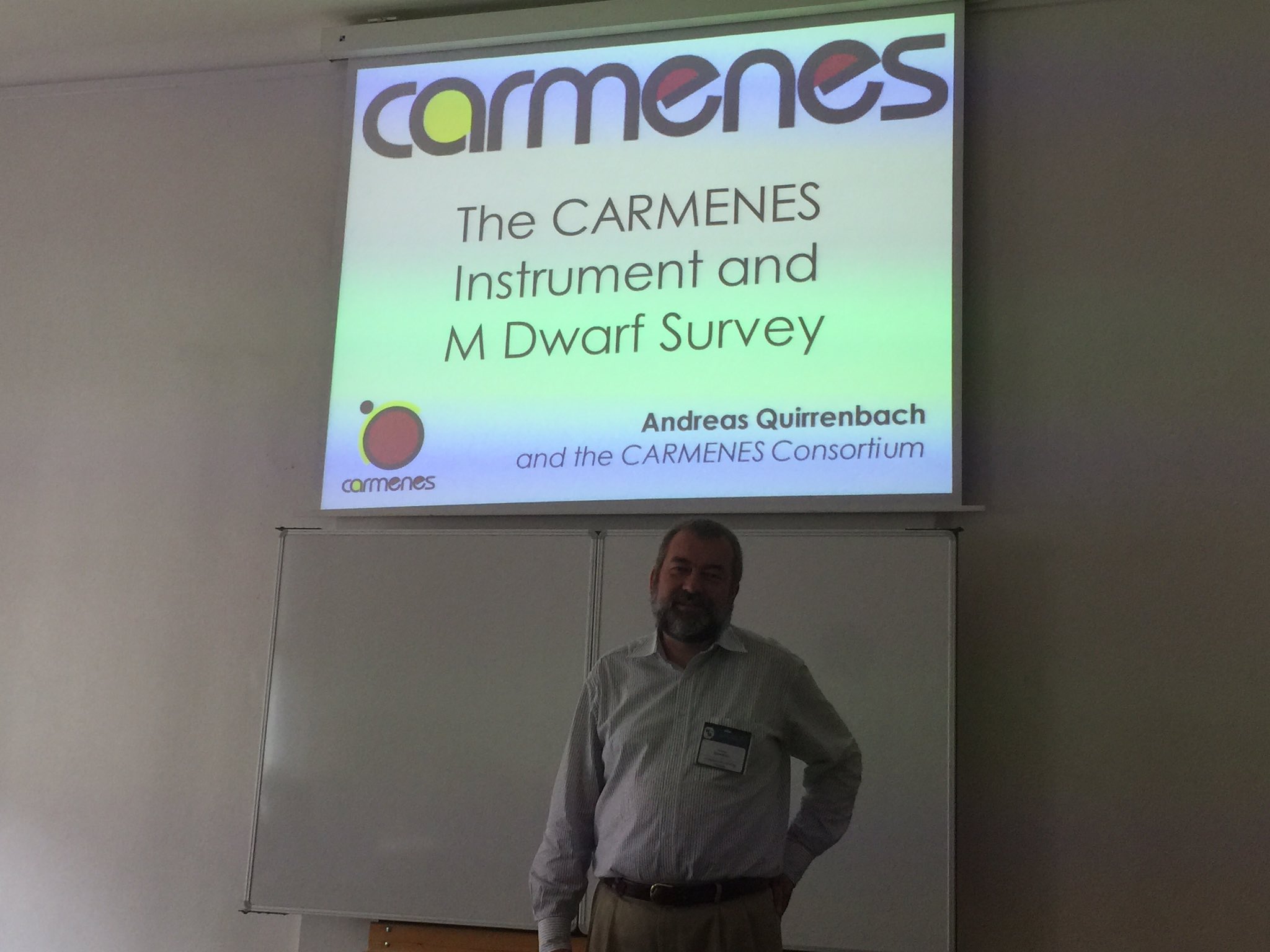 David Montes on Twitter "Talk by Andreas Quirrenbach at SS7 EWASS2017