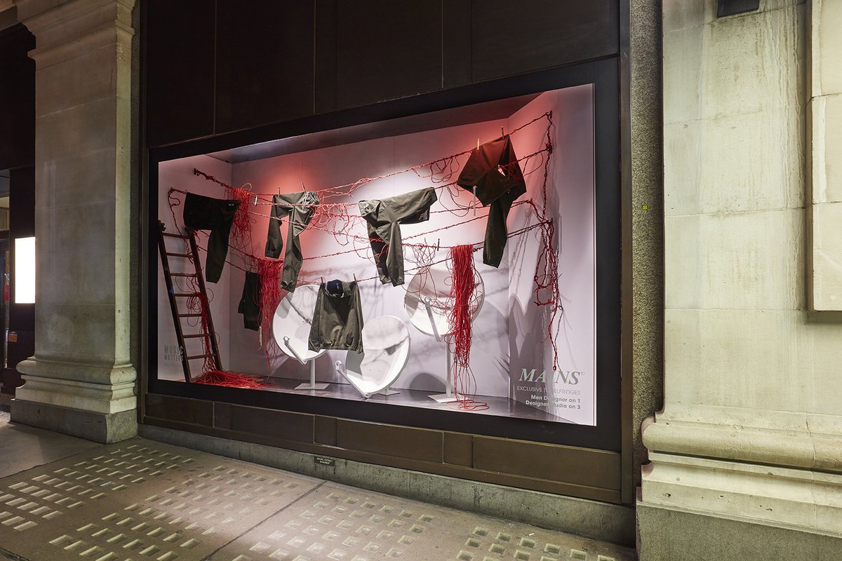 New collaboration for the global launch of <a href="/mainslondon/">MAINS©</a>, <a href="/Skepta/">Big Smoke -</a>'s new brand at <a href="/Selfridges/">Selfridges</a> #MusicMatters #harlequindesign