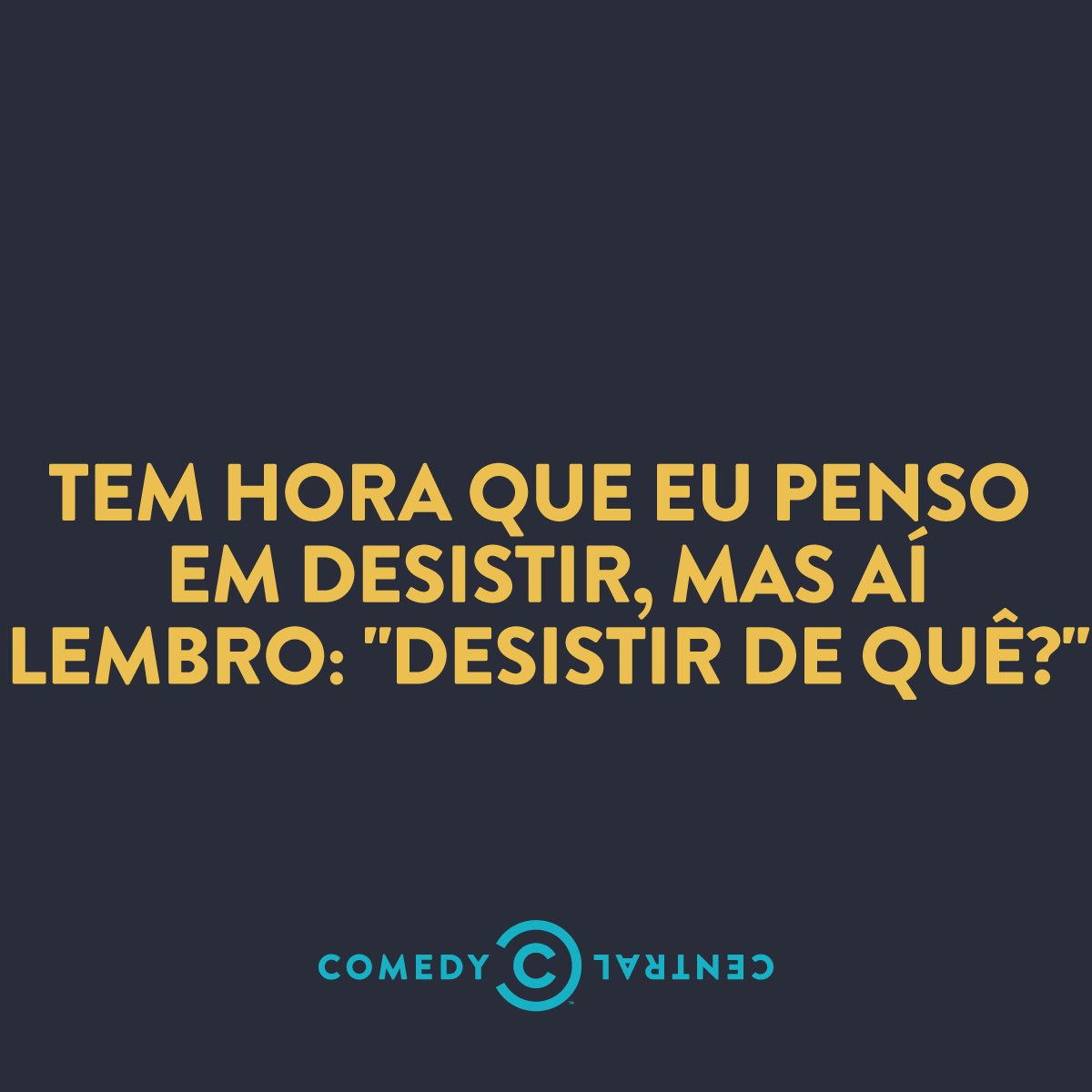 Comedy Central Brasil tweet media