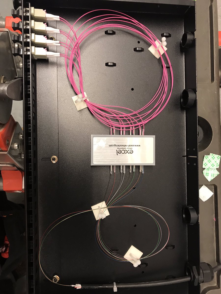 EricWoodham's tweet image. Fibre install for a customer today #fibre #OM4