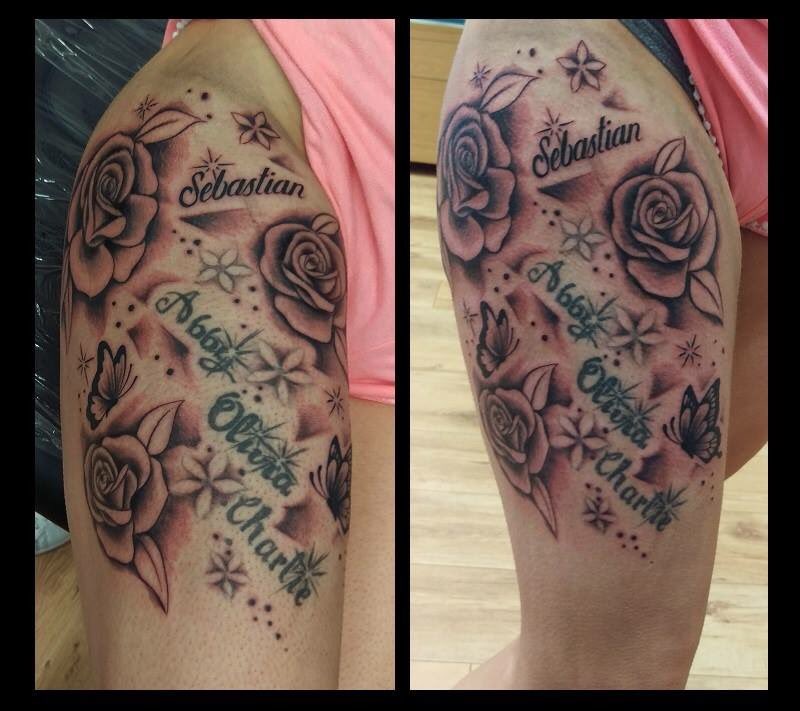 InkdTattoo1's tweet photo. Some of Ste's new work!!
#legtattoo #hand tattoo https://t.co/4U3lhxohpJ