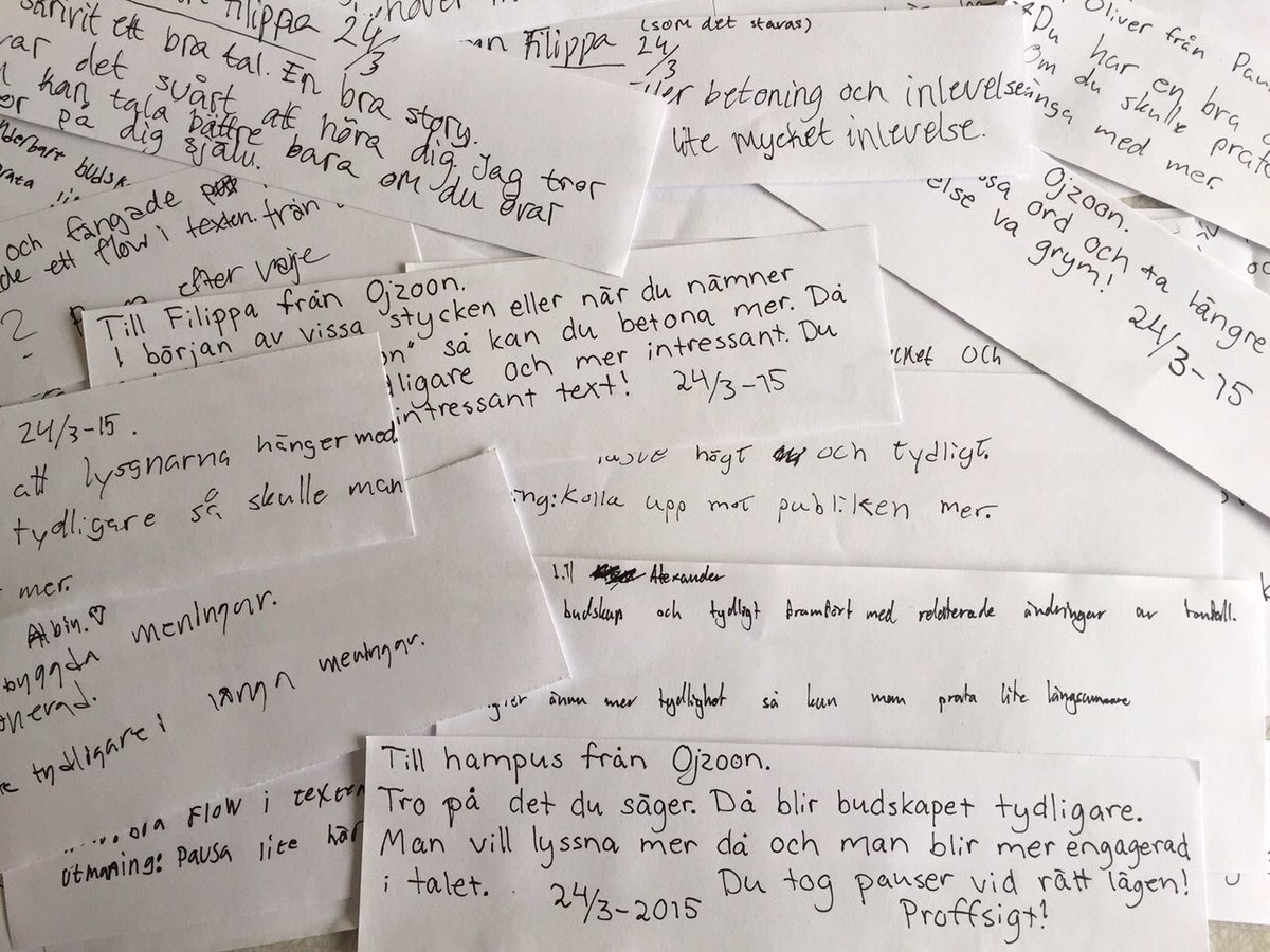 visesiskolan's tweet photo. Effektiv feedback är saklig. När eleverna ger varandra ett WOW &amp; en UTMANING får de inte använda ord som bra, dålig, duktig. Inte värdera. https://t.co/9RWyDC7Rlv