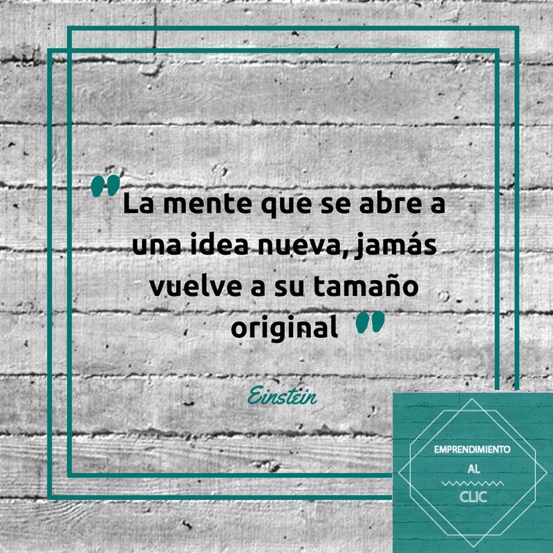 Emprendo_alclic's tweet photo. Expandir los límites mentales + creer en tus ideas = emprender. #EmprendimientoAlClic https://t.co/xQarz88oM5