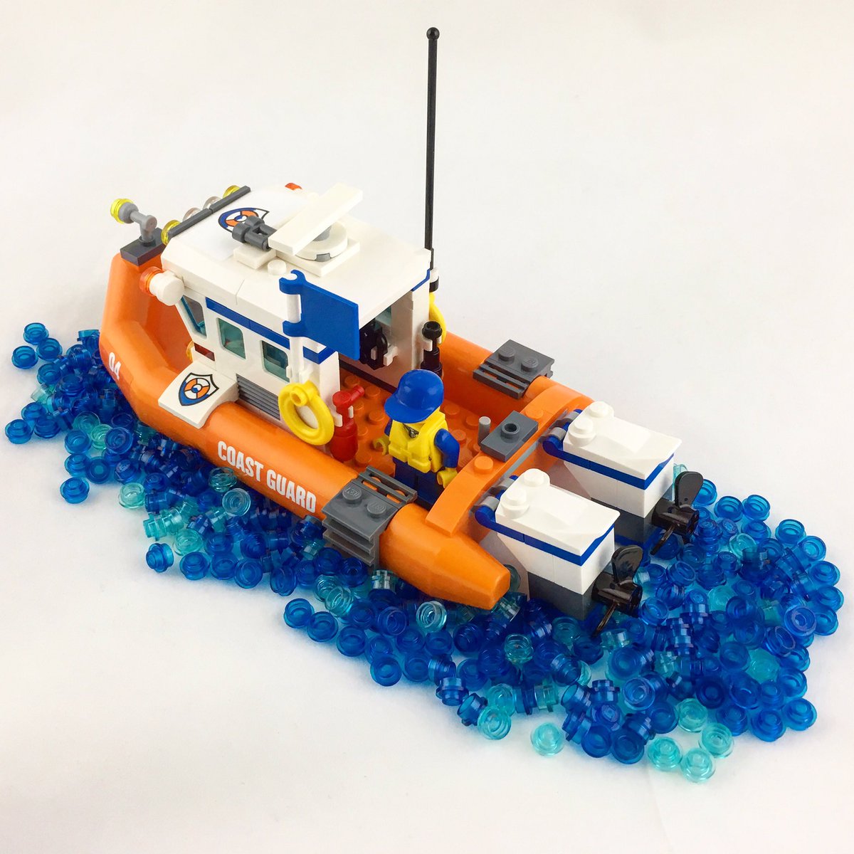 lego coast guard patrol boat