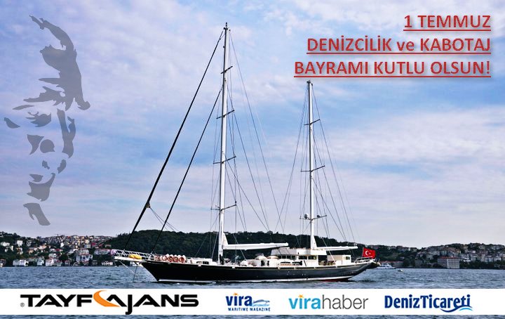 1 Temmuz Denizcilik ve Kabotaj Bayramı kutlu olsun... ⚓️🇹🇷