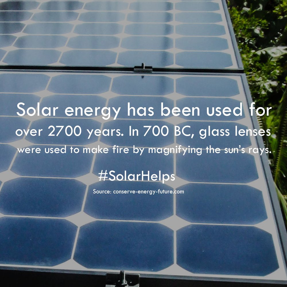 Support Solar. Sustainable energy is available. We need to educate! #SolarFacts #SolarPanels #SolSolHat #SupportSolar