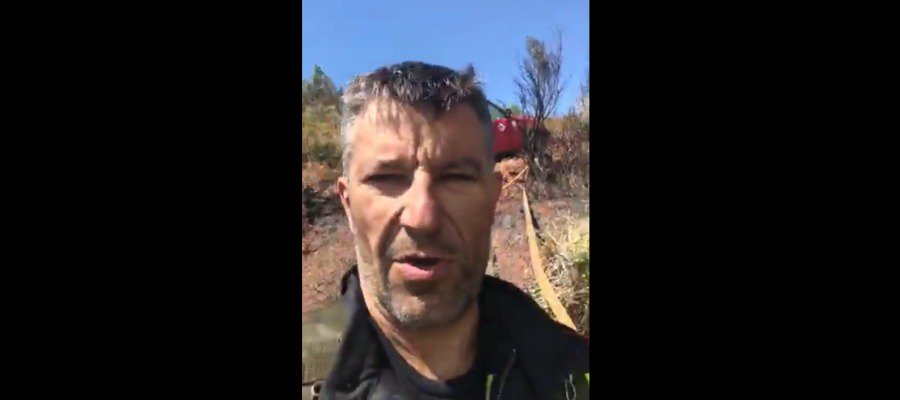 VÍDEO: Un bombero español, indignado con los gobiernos: "Dejamos que el monte sea un puto infierno" atres.red/8rone1