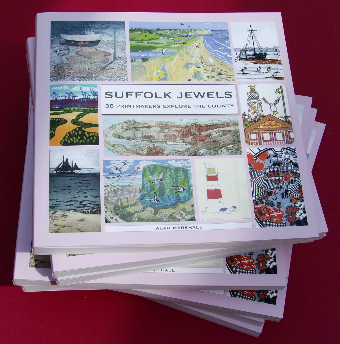 MascotMediaLtd's tweet photo. Thanks @Swallowtailprin - Norfolk Gems and Suffolk Jewels hot off the press. Fine #printmaking capturing #Norfolk and #Suffolk scenes. https://t.co/TWTfEgHWxl