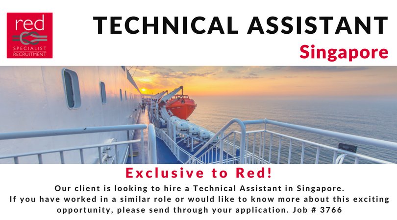 RedIsRecruiting's tweet image. #RedisRecruiting for Technical Assistant in Singapore.
Please click on the link to apply on our website - lnkd.in/f7y8HWU
