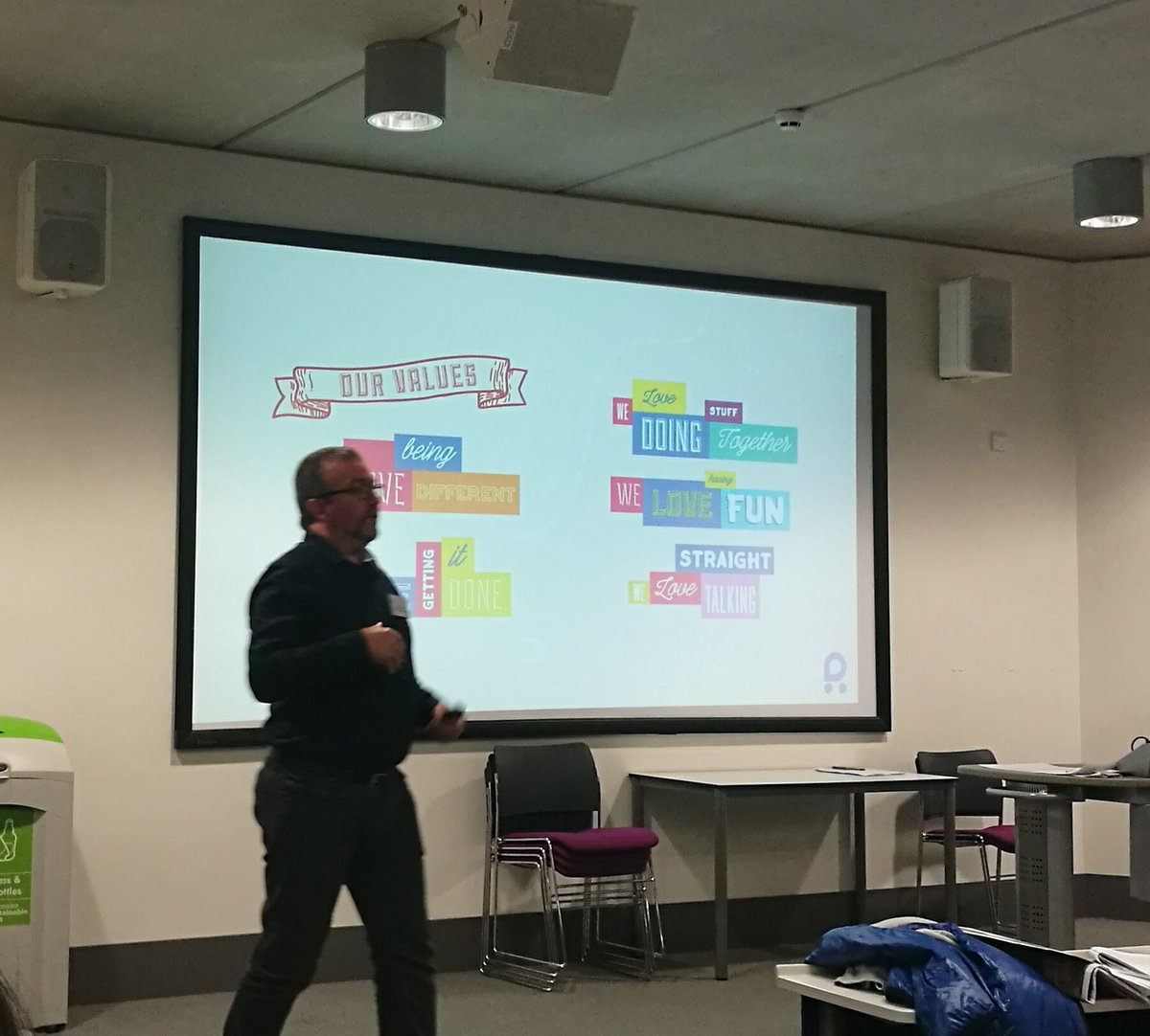BurnhamLandD's tweet image. @ryskicheyne sharing Rental Cars values &amp;amp; the &apos;V&apos; Festival that got everyone involved in articulating them  @mmucpp