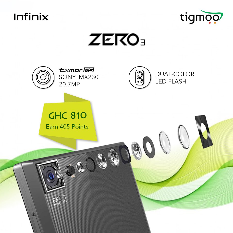 tigmooghana's tweet photo. Order #InfinixZero3 X552 16 GB Online from #tigmooGhana & earn 405 #rewardpoints! #DualColorLEDFlash
https://t.co/KRtb7830Fz https://t.co/PigvpaUIyZ
