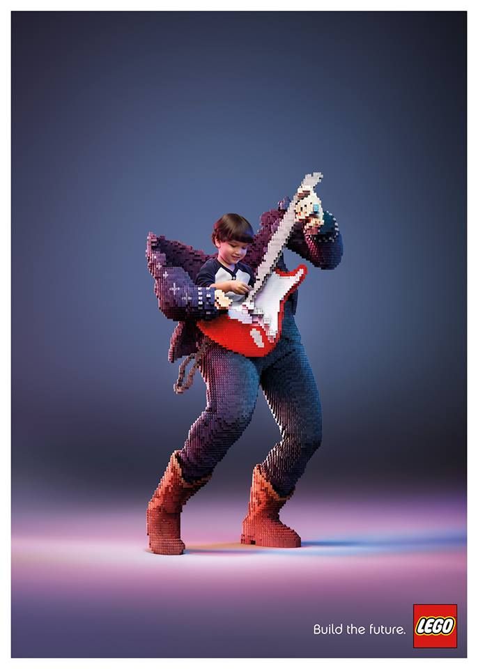"Construire le futur" - Très mignonne cette campagne LEGO 👏