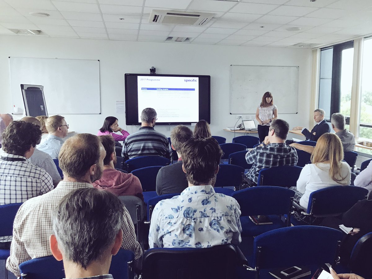 info_specific's tweet image. Next up! Our in-house architect Joanna Morgan to update us on the #ActiveClassrom. A demonstrator of the #buildingsaspowerstations concept 🏠