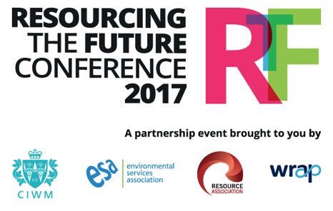 CIWM's tweet photo. Resourcing the Future Conference is over for another year - view our post-event press release here https://t.co/fXjBDTq5rJ #RTF17 https://t.co/jT26VS5D8n