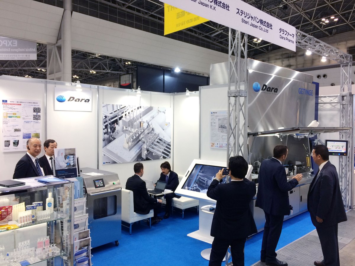 Dara_Pharma's tweet photo. @Dara_Pharma at Interphex Japan 2017 with Moduline! #DaraPharma #Interphex #Japan #Tokyo #Moduline #Getinge @INTERPHEX @GetingeGlobal https://t.co/MXeAqqg5xr